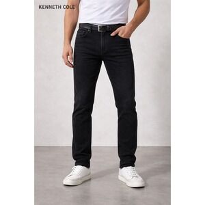 Kenneth Cole New York Men's 34/32 Black Denim Jeans